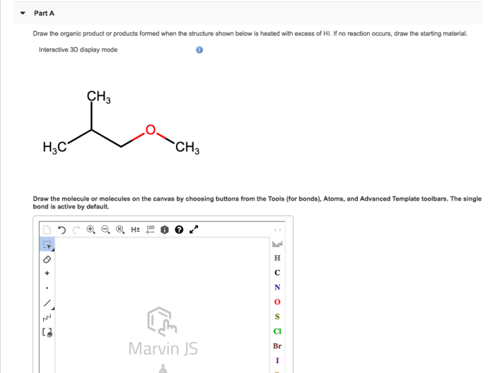 Organic reaction formed